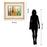 Classy Living Color Cascade Wall Art Double Mat 40"x34", Rose Gold