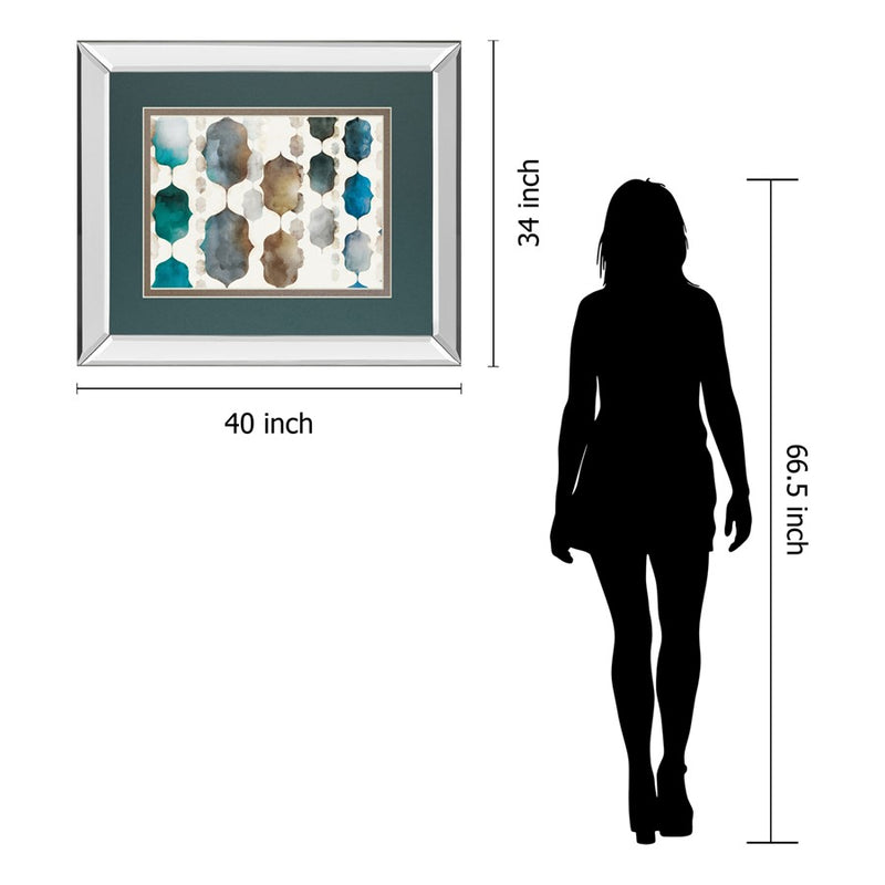 Classy Living Moroccan Beads Wall Art 40"x34", Mirrored