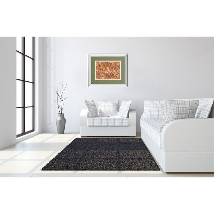 Classy Living Redhead Among Flowers Wall Art 40"x34", Mirrored