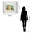 Classy Living Balloon Seller Wall Art 40"x34", Mirrored