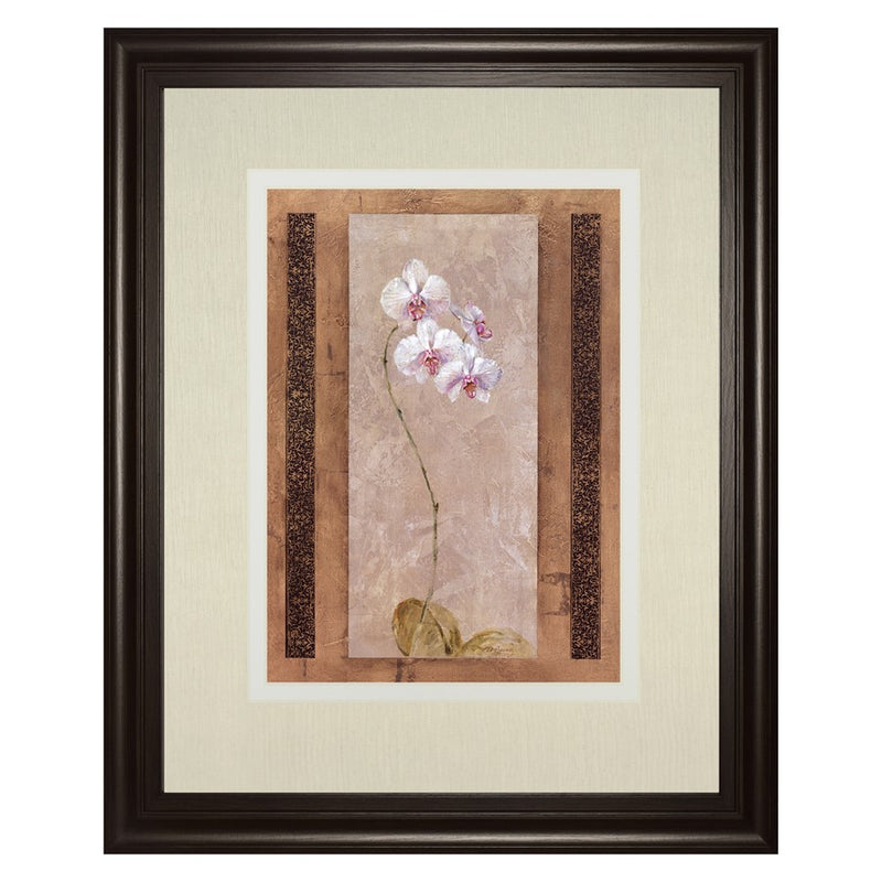 Classy Living Delicate Blossom Wall Art Double Mat 34"x40", Chocolate