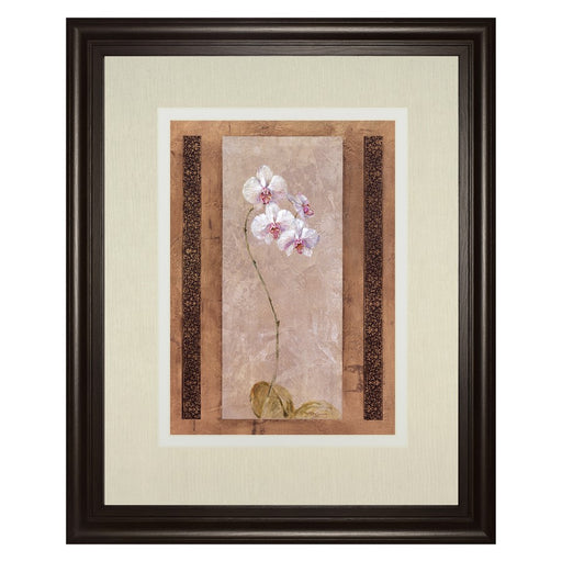 Classy Living Delicate Blossom Wall Art Double Mat 34"x40", Chocolate - DM5896