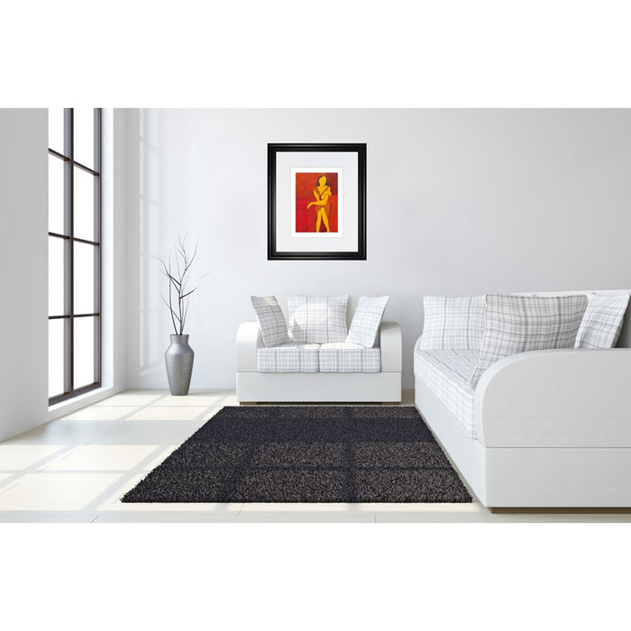 Classy Living Faceless Muse Wall Art Double Mat 34"x40", Midnight Aura
