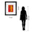 Classy Living Faceless Muse Wall Art Double Mat 34"x40", Midnight Aura