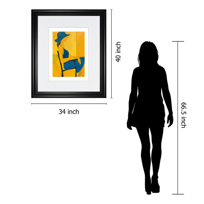 Classy Living Serene Reflection Wall Art Double Mat 34"x40", Aura