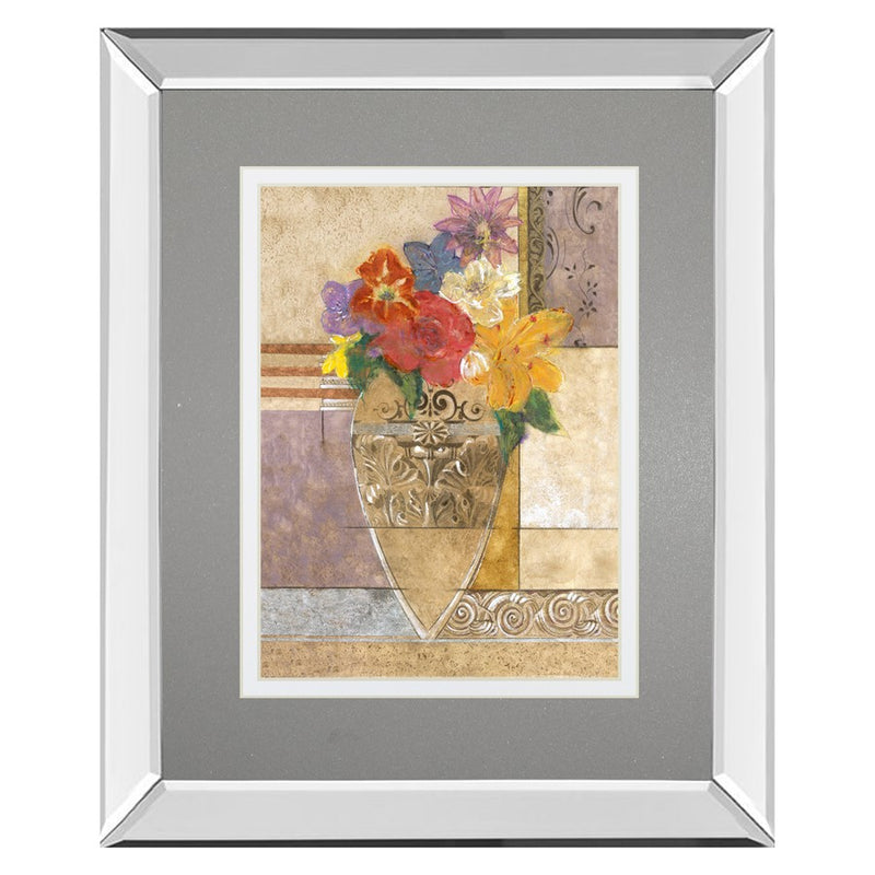 Classy Living Botanical Bouquet Wall Art 34"x40", Mirrored