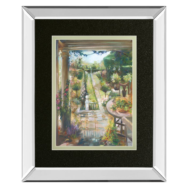 Classy Living Tranquil Garden Path Wall Art 34"x40", Mirrored