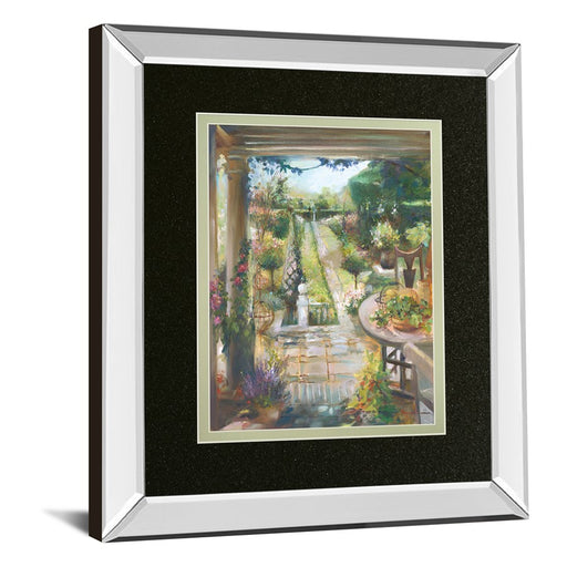Classy Living Tranquil Garden Path Wall Art 34"x40", Mirrored