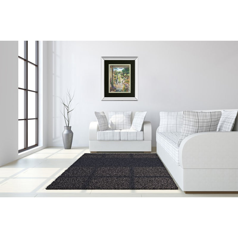 Classy Living Tranquil Garden Path Wall Art 34"x40", Mirrored