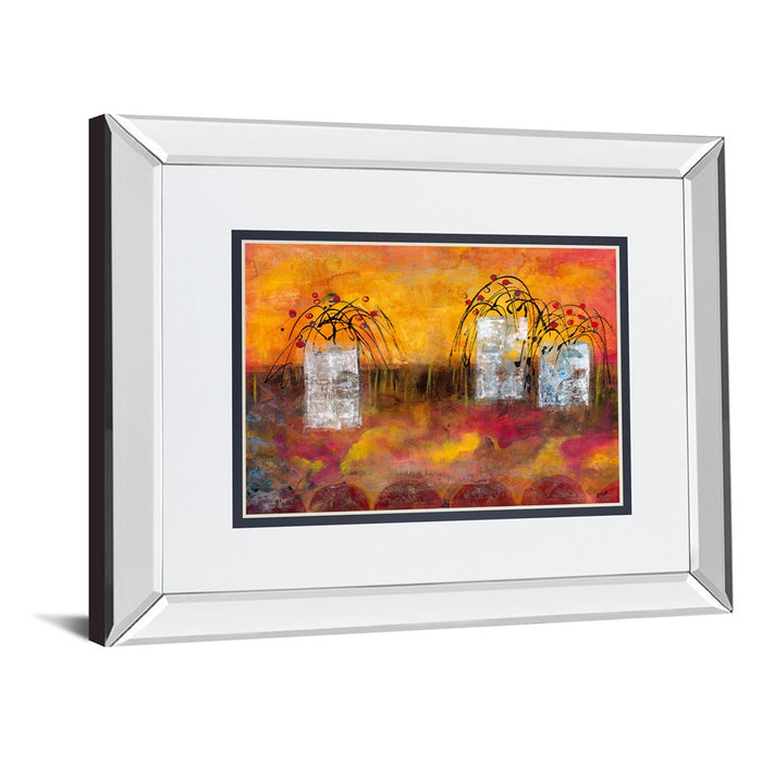 Classy Living Vibrant Abstract IV Wall Art 40"x34", Mirrored