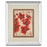 Classy Living Red Orchid Elegance Wall Art 34"x40", Mirrored