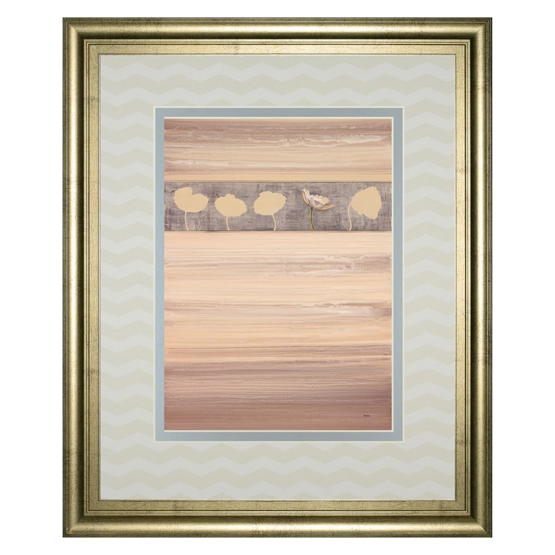 Classy Living White Passion Wall Art Double Mat 34"x40", GiIded Radiance
