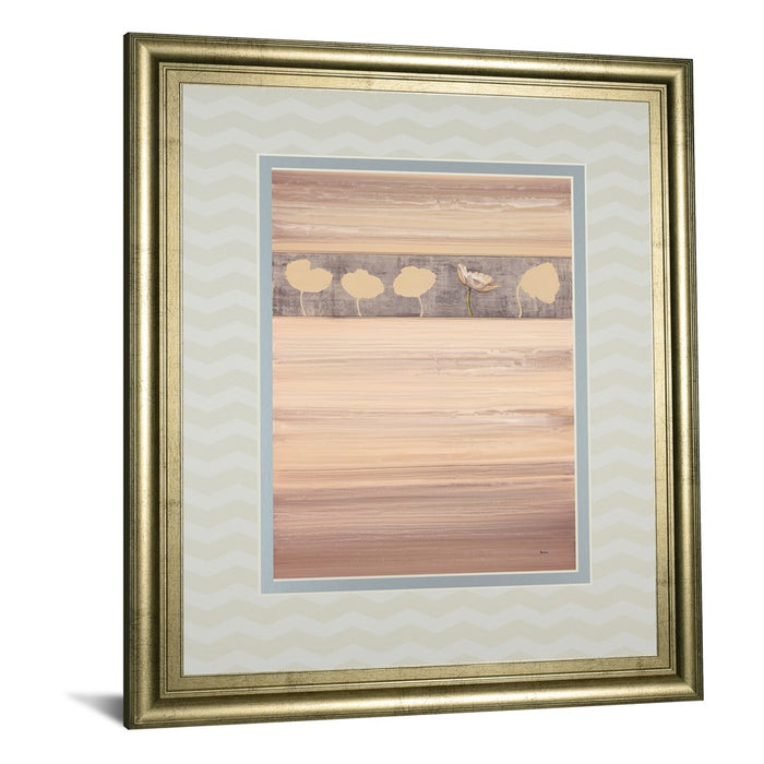 Classy Living White Passion Wall Art Double Mat 34"x40", GiIded Radiance