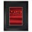 Classy Living Red Passion Wall Art Double Mat 34"x40", Midnight Aura