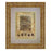 Classy Living Botanical Garden Scene Wall Art Double Mat 34"x40", Gilded