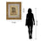 Classy Living Botanical Garden Scene Wall Art Double Mat 34"x40", Gilded