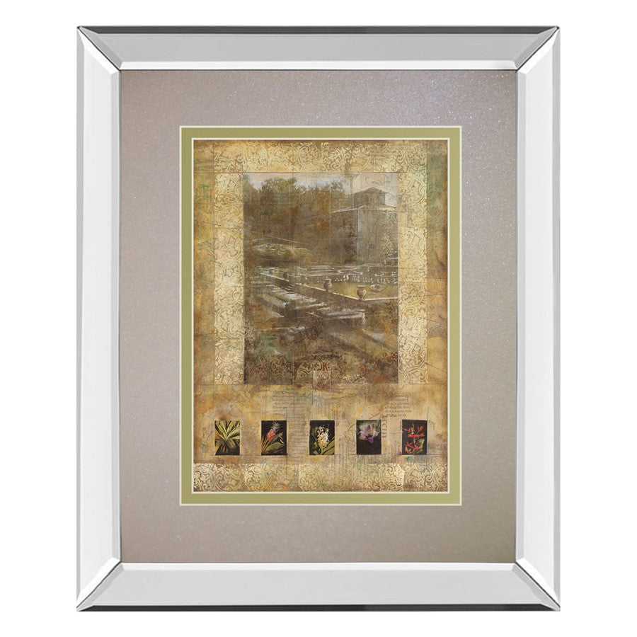 Classy Living Botanical Garden Scene Wall Art 34"x40", Mirrored