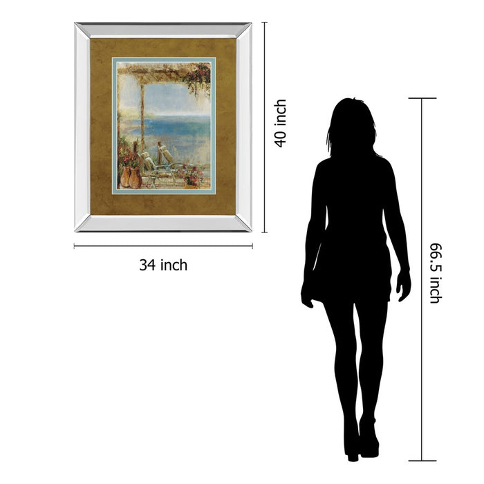 Classy Living Ocean Retreat II Wall Art 34"x40", Mirrored