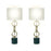 Classy Living Marble Harmony 1Lt Table Lamp/Set of 2, Green/Beige