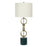 Classy Living Marble Harmony 1Lt Table Lamp/Set of 2, Green/Beige
