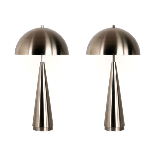 Classy Living Brass Taper 1Lt Table Lamp/Set of 2, Brass/Brass