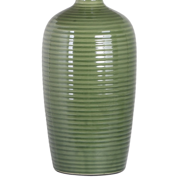 Classy Living Verdant Elegance 1Lt Table Lamp/Set of 2, Green/Natural