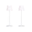 Classy Living Eclipse Aura Recharge LED Table Lamp/Set of 2, White