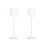 Classy Living Eclipse Aura Recharge LED Table Lamp/Set of 2, White