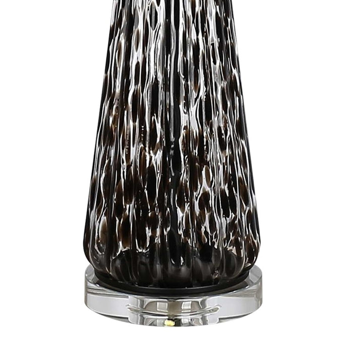 Classy Living Eclipse Radiance 1Lt Table Lamp/Set of 2, Black/White