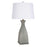 Classy Living Sage Elegance Art Glass Table Lamp/Set of 2, Sage/White