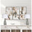 Classy Living Sage Elegance Art Glass Table Lamp/Set of 2, Sage/White