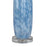 Classy Living Azure Drift 2Lt Table Lamp/Set of 2, Blue, White/White