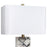 Classy Living Alabaster Mosaic 1Lt Table Lamp/Set of 2, Natural/White