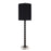Classy Living Obsidian Elegance Table Lamp/Set of 2, Black/Black