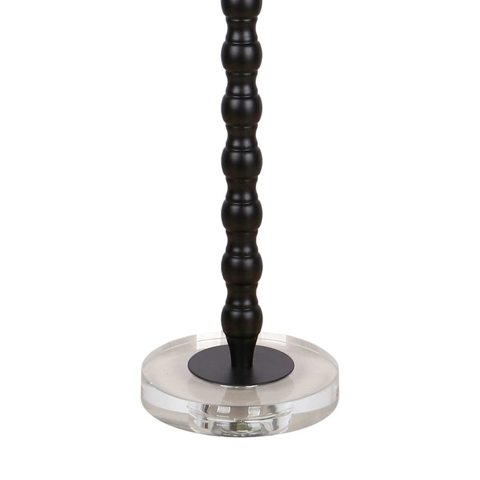 Classy Living Obsidian Elegance Table Lamp/Set of 2, Black/Black
