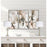 Classy Living Crystal Bloom 1Lt Table Lamp/Set of 2, Gold/White
