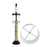 Classy Living Twist Elegance 2Lt Table Lamp/Set of 2, Black, Gold/White