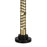 Classy Living Twist Elegance 2Lt Table Lamp/Set of 2, Black, Gold/White