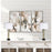 Classy Living Twist Elegance 2Lt Table Lamp/Set of 2, Black, Gold/White