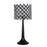 Classy Living Crystal Lattice Radiance Table Lamp/Set of 2, Black/Clear