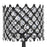 Classy Living Crystal Lattice Radiance Table Lamp/Set of 2, Black/Clear