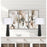 Classy Living Obsidian Glo 1Lt Table Lamp/Set of 2, Black/White