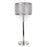 Classy Living Crystal Elegance 1Lt Table Lamp/Set of 2, Nickel/Clear