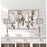 Classy Living Crystal Elegance 1Lt Table Lamp/Set of 2, Nickel/Clear
