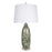 Classy Living Verdant Glow 1Lt Table Lamp/Set of 2, Green/White
