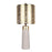 Classy Living Luxe Radiance 1Lt Table Lamp/Set of 2, White/Gld
