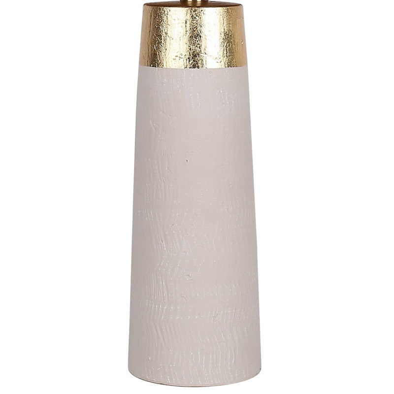 Classy Living Luxe Radiance 1Lt Table Lamp/Set of 2, White/Gld