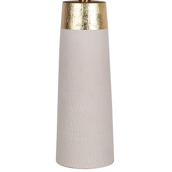 Classy Living Luxe Radiance 1Lt Table Lamp/Set of 2, White/Gld