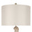 Classy Living Sculptural Serenity Table Lamp/Set of 2, Crm/Tan/White