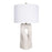 Classy Living Eclipse Harmony Ceramic 1Lt Table Lamp/Set of 2, White